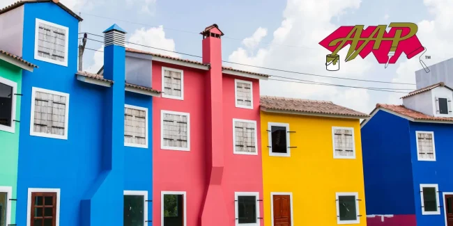 brightly colored houses Broomfield painters